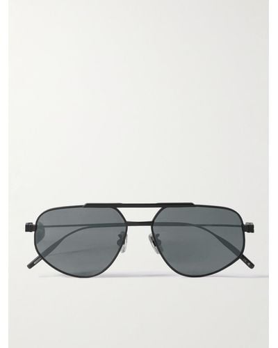 Givenchy 'gv Speed Aviator-style Metal Sunglasses - Grey