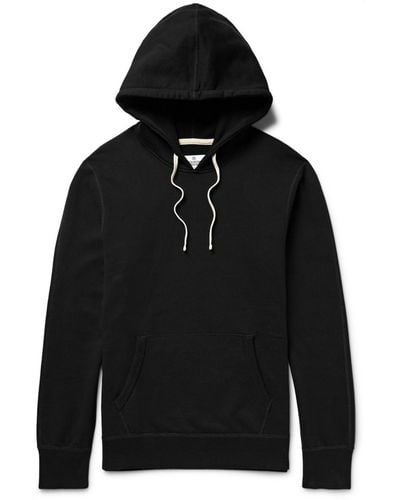Reigning Champ Loopback Cotton-jersey Hoodie - Black