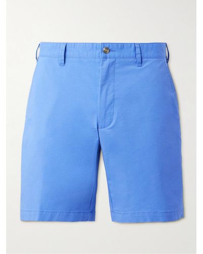 Peter Millar Crown Comfort Slim-fit Straight-leg Woven Shorts - Blue