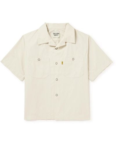 GALLERY DEPT. Mechanic Camp-collar Cotton-twill Shirt - White