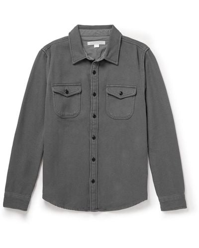 Outerknown Woven Organic Cotton-twill Shirt - Gray