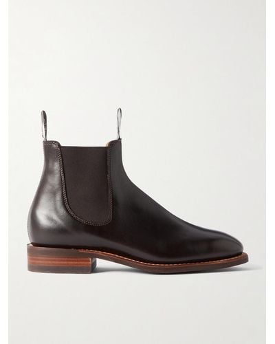 R.M.Williams Leather Chelsea Boots - Black