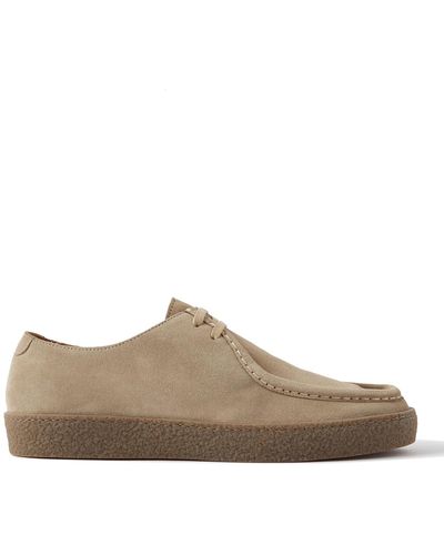 MR P. Larry Regenerated Suede By Evolo® Derby Shoes - Brown