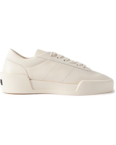 Fear Of God Aerobic Low Leather Sneakers - Natural
