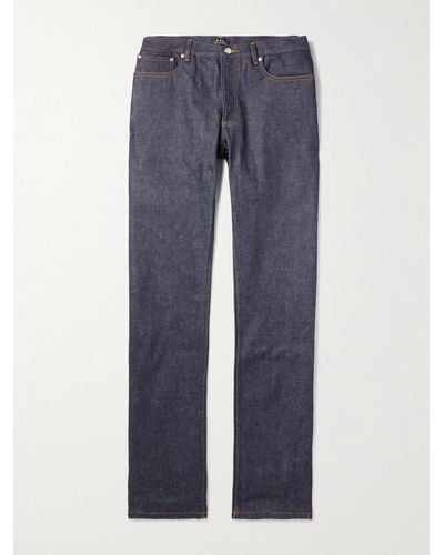 A.P.C. Petit Standard Straight-leg Jeans - Blue