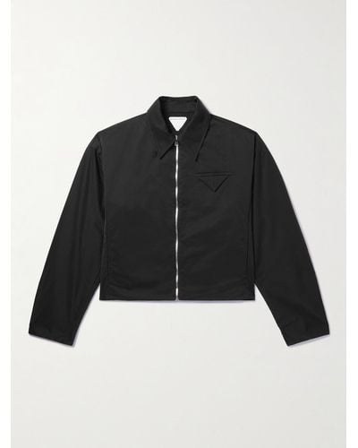 Bottega Veneta Tech-nylon Blouson Jacket - Black