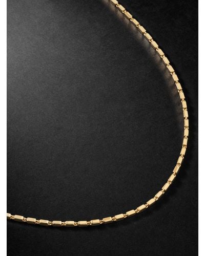 Suzanne Kalan Gold Chain Necklace - Black