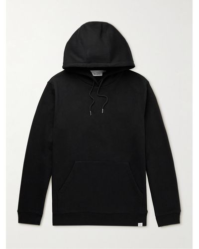 Norse Projects Vagn Slim-Fit Cotton-Jersey Hoodie - Schwarz