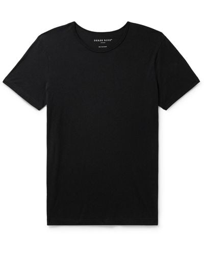 Derek Rose Riley Cotton-jersey T-shirt - Black