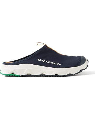 Salomon Rx Slide 3.0 Ripstop And Mesh Slip-on Sneakers - Blue