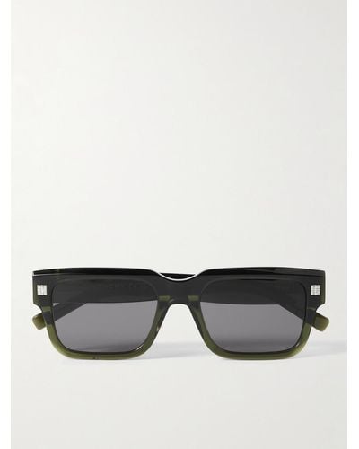 Givenchy GV Day Sonnenbrille mit eckigem Rahmen aus Azetat - Schwarz