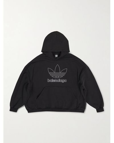Balenciaga oversized hotsell logo hoodie