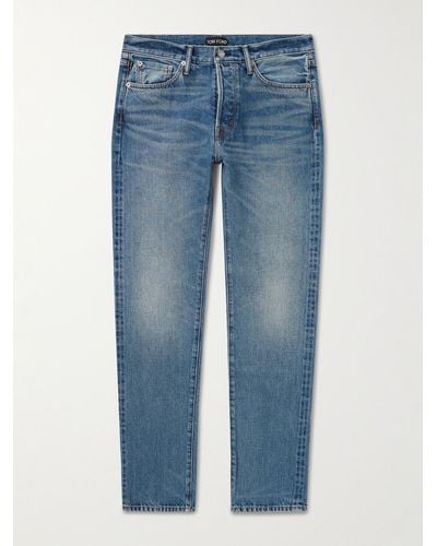 Tom Ford Gerade geschnittene Jeans - Blau