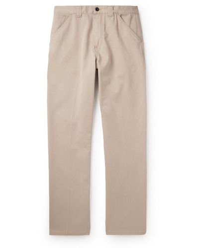 Incotex Stretch-cotton Jersey Pants - Natural