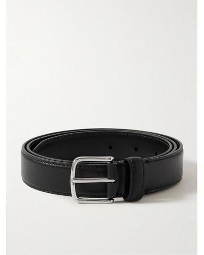 The Row 3cm Leather Belt - Black