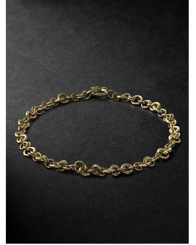 Spinelli Kilcollin Helio Gold Chain Bracelet - Black