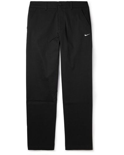 Nike El Chino Straight-leg Cotton-blend Twill Pants - Black
