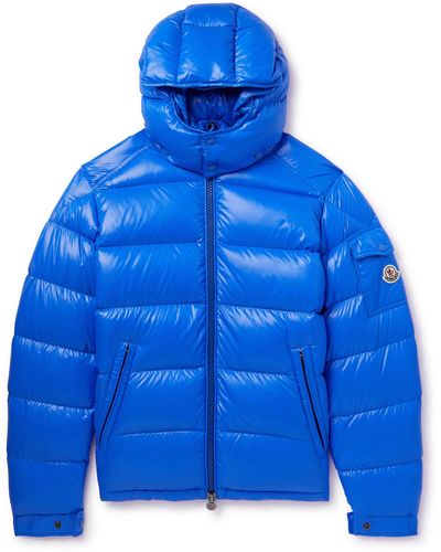 Moncler blue top maya jacket