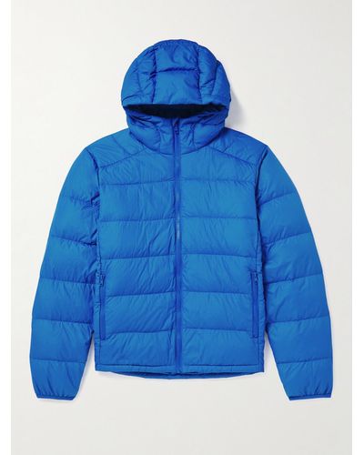 Outdoor Voices Quilted Softshield Down Jacket - Blue