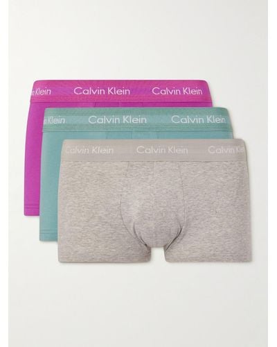 Calvin Klein Set aus drei Retropants aus Stretch-Baumwolle - Mehrfarbig