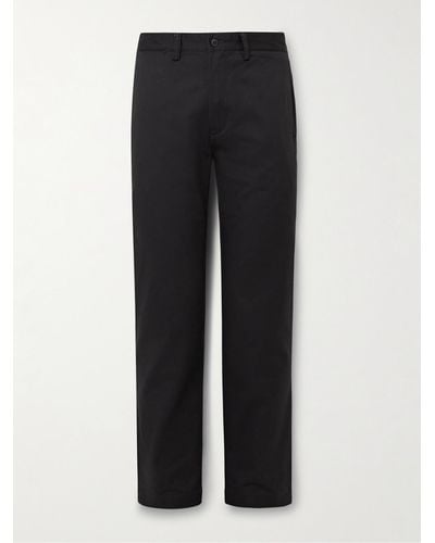 Polo Ralph Lauren Bedford Slim-fit Straight-leg Cotton-blend Twill Chinos - Black