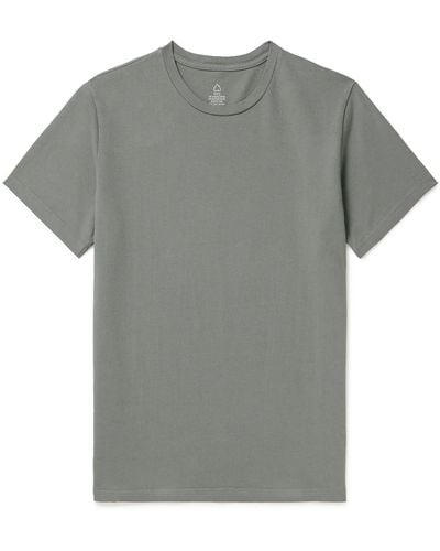 Save Khaki Recycled And Organic Cotton-jersey T-shirt - Gray