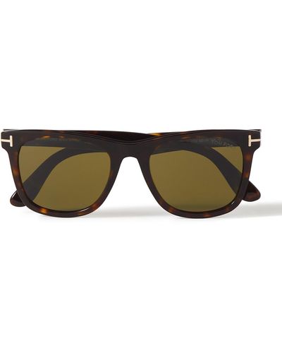 Tom Ford Kevyn Square-frame Tortoiseshell Acetate Sunglasses - Multicolor