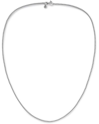 Alice Made This Oxidised Sterling Silver Chain Necklace - White