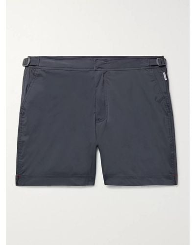 Orlebar Brown Shorts da mare lunghezza media Bulldog Sport - Blu