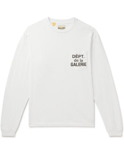 GALLERY DEPT. Dept De La Galerie Printed Cotton-jersey T-shirt - White