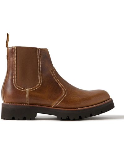 Grenson Latimer Leather Chelsea Boots - Brown