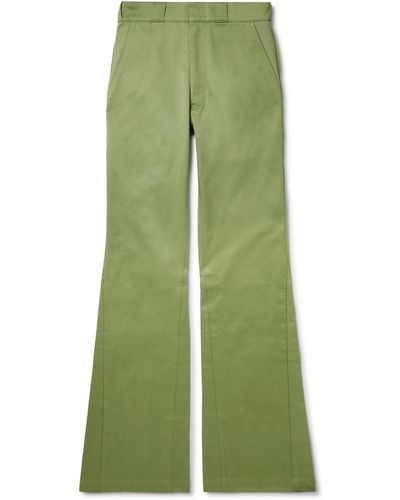 GALLERY DEPT. Bootcut Cotton-twill Chinos - Green
