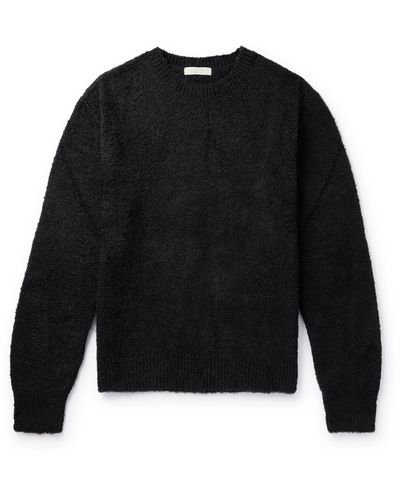 mfpen Brushed-cotton Sweater - Black