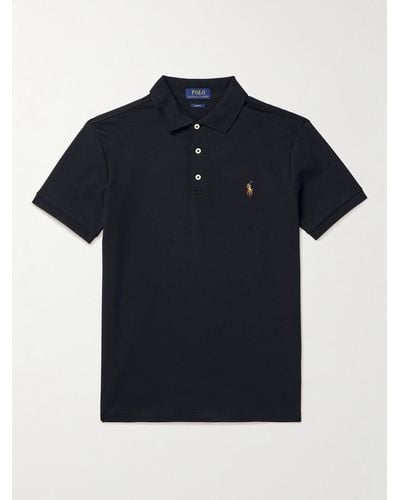 Polo Ralph Lauren Black Slim Fit Polo Shirt