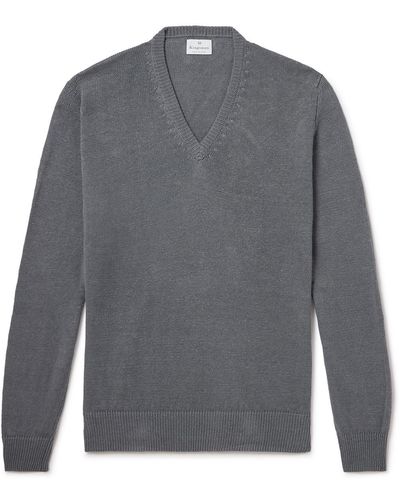 Kingsman Linen Sweater - Gray