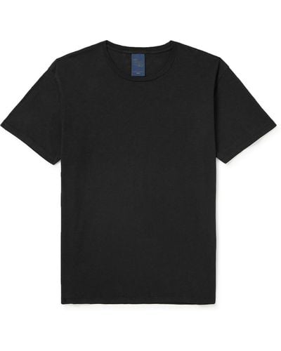Nudie Jeans Roffe Cotton-jersey T-shirt - Black