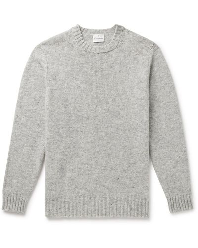 Kingsman Shetland Wool Sweater - Gray