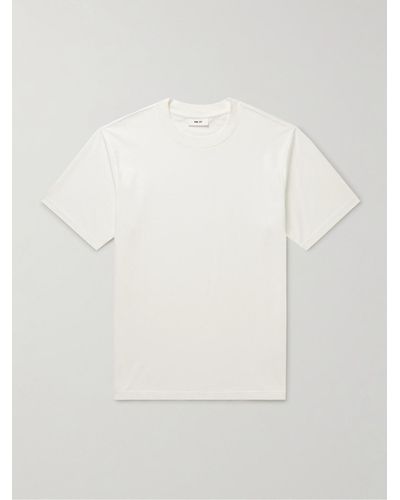 NN07 T-shirt in jersey di cotone Pima Adam 3209 - Bianco