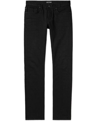 Tom Ford Slim-fit Straight-leg Jeans - Black