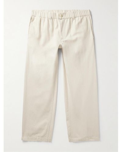 Corridor NYC Straight-leg Cotton-canvas Trousers - Natural