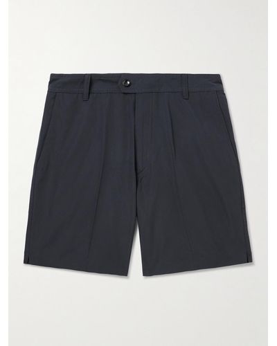 Tom Ford Gerade geschnittene Shorts aus Shell - Blau