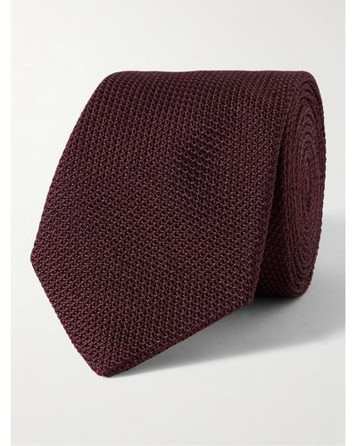 Lanvin 7cm Silk Tie - Red