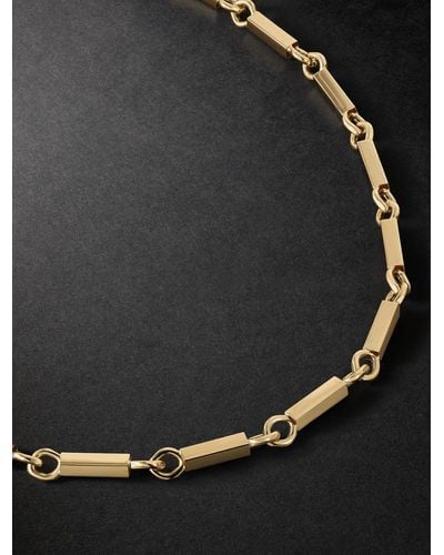 Lauren Rubinski Gold Chain Bracelet - Black