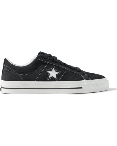 Converse One Star Suede Low-top Sneakers - Black