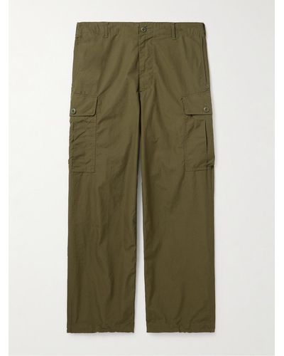 Beams Plus Straight-leg Cotton-ripstop Cargo Trousers - Green