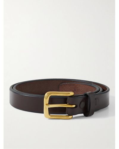 Sid Mashburn Leather Belt - Brown