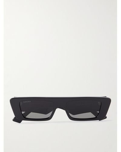 Gucci Square-frame Recycled-acetate Sunglasses - Black