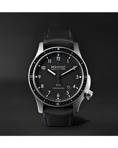 Bremont Boeing Model 1 Automatic 43mm Stainless Steel And Polymer Watch - Black