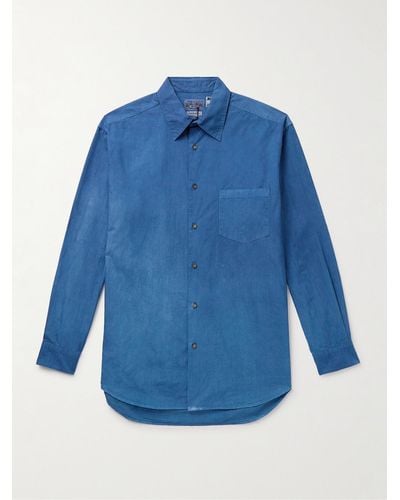 Blue Blue Japan Camicia in chambray di cotone - Blu