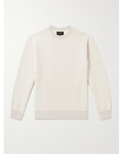 Beams Plus Cotton-jersey Sweatshirt - White